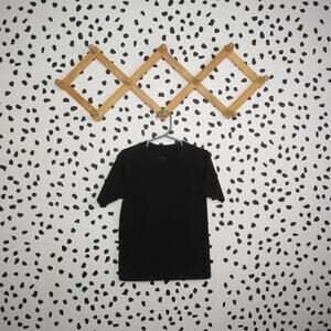 Wonder Nation Black Boys Basic Shorts Sleeve T-Shirt